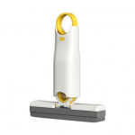 Mini Mop T&otilde;hus ja h&otilde;lpsasti kasutatav kaasaskantav kokkupandav k&auml;sitsi pigistatav puhastusmopp kodu vannitoak&ouml;&ouml;gi jaoks valge