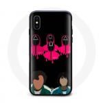 Coque Iphone XS Max Squid Game faces Masks