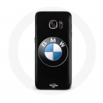 &Uuml;mbris Samsung Galaxy S6 BMW Logo mustal taustal
