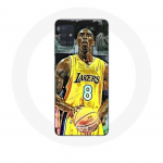 Coque pour Samsung Galaxy A71 Kobe Bryant Dunk lakers 8 NBA Noir