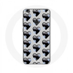 Huawei P8 Lite 2017 &uuml;mbris, mustade s&uuml;damete taust