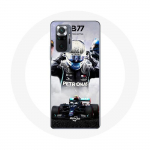 Coque pour Xiaomi Redmi Note 10 Pro Formule 1 Valtteri Bottas pilote de course F1 Noir
