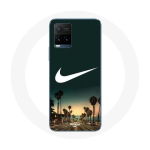 Coque pour Vivo Y21s 2021 / Y21 2021 Nike palmier miami