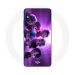&Uuml;mbris Xiaomi Redmi Note 5 AI kahekaamera BTS TinyTAN animatsiooniplakatile RM Jin Suga J-Hope Jimin V ja Jungkook Mic Dropile