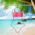 Pesu riidepuu ujumistrikoo ujumistrikoo kehakuju vitriin bikiinikapp