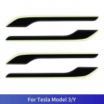 For Tesla Model 3 2018-2022 2023/Model Y night light door handle protector luminous handle sticker car exterior accessories MODEL 3Y