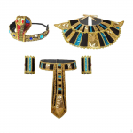 5 Pieces Women's Egyptian Costume Accessories Dress up Collar Egypt Queen Headdress Exquisite