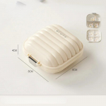 Pill Box Travel Mini Box Kerge 7-kambriline ravimikarp Pill Box Meditsiinipaber Ravimipillide Korraldaja