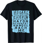 Kuulus klassikalise muusika helilooja muusik, unisex T-s&auml;rk S