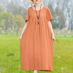 Suures suuruses suvekleidid L&uuml;hikeste varrukatega Ovesize elegantsed kleidid naistele Avarad vintage riided XL