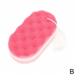 Kolmekihiline Wave Bath Sponge kehahari du&scaron;&scaron; Nahamassaaž Naha T&auml;iskasvanute Clean Remover Pintsel Cle J8N7 punane