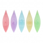 5 tk Tatting Shuttle komplektid Plastikust k&auml;sitsi DIY pitsi valmistamise k&auml;sit&ouml;&ouml;t&ouml;&ouml;riistade &otilde;mblustarvikud 12308