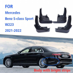 FOR Mercedes Benz S class W223 Mudguard Fender Mud Flap Guards Splash Mudflaps Car Accessories Auto Styline Front Rear 4pcs benz s
