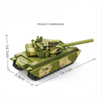294tk S&otilde;jav&auml;e varustus T-84 tanki ehitusplokid m&auml;nguklotsid Mudel, lapsed, &otilde;petlik kingitus lastele s&uuml;nnip&auml;evaks No Box