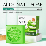 Aloe Vera Smooth Facial Cleansing Natural Soap Cleansing Poure Essential Oil Seap 100g