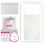 apgo MATTE Protective Skin Sticker for the back compatible with Poco M4 5G India, Wrap Film, Hydrogel Film, Flexible, Soft TPU with positioning layer