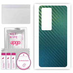 apgo Protective Skin Sticker for the back compatible with Vivo IQOO 9 SE, Wrap Film, Foil, Vinyl - Pattern Carbon Chameleon CAKA1