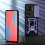 KEYSION L&ouml;&ouml;gikindel soomus&uuml;mbris OPPO Reno 11 Pro 5G 11F 5G libistamiskaamera kaitser&otilde;ngas telefoni kate OPPO Reno11 F 5G jaoks for OPPO Reno11 F 5G punane