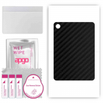 apgo Protective Skin Sticker for the back compatible with TCL Tab 10S 5G, Wrap Film, Foil, Vinyl - Pattern Carbon Black