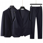 Suur meeste &uuml;likond (&uuml;likond + vest + p&uuml;ksid) Plus Fat Fat Business pidulik pulmakleit 3 ​​komplekti FourSeasons 175