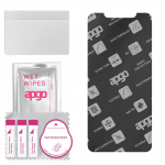 apgo MATTE Hybrid protective glass compatible with Doogee X80, flexible nano glass, great replacement for tempered glass, scratch-resistant, full glue