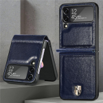 Luksuslik &uuml;li&otilde;huke ehtne nahast kaitse&uuml;mbris Samsung Galaxy Z Flip 4 3 5G &uuml;mbrisele TPU p&otilde;rutuskindel telefoni&uuml;mbris Coque Fundas For Z Flip 3 5G
