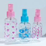 Autoreisi plastikust pihustuspudel, v&auml;ike sprei, meigiparf&uuml;&uuml;mi alampudel Travel kaasaskantav 30 ml l&auml;bipaistev pihustuspudel 30ml