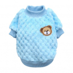 Karu tikandid Lemmiklooma koera vest Soe koerariided Lemmiklooma paksendatud korallifliis M roosa