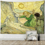 &Otilde;limaal P&otilde;llumaa Gobel&auml;&auml;n Seinale Riputatav Hipi Ps&uuml;hhedeelne N&otilde;idus Van Gogh Abstraktne Kunst Kodukujundus 230x150cm white