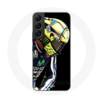 Coque pour Samsung Galaxy S21 FE Valentino Rossi Num&eacute;ro 46 Pilote de vitesse moto