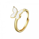 SMJEL Fidget Spinner Ring &Auml;revus naistele Mitme kristallist lillega silma liblikas loomas&otilde;rmus P&ouml;&ouml;ratav stressivastane pulmaeht resizable