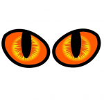 2 tk Simulatsioon Cat Eye Auto kleebis S&otilde;iduki akna kere Vin&uuml;&uuml;l Decal Decor