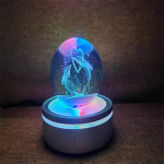 Kristallkuuli &ouml;&ouml;tuled H&otilde;&otilde;guv planeet Galaxy Astronaut 3D RGB Kuu laualamp Atmosf&auml;&auml;rilamp Lauakaunistused Lastele kingitused