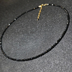 Moodne Black Crystal Beads Choker kaelakee naistele Boheemlaste helmestega l&uuml;hike naiste kaelakee Uus pidu must