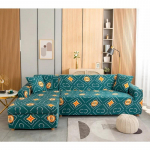 Spandex kaasaegne pol&uuml;estrist nurgadiivan diivani katted, tr&uuml;kitud elastne diivani kate tooli kaitsja L kuju, vaja 2 t&uuml;kki 1PC 1-90-140cm