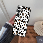 Moodne leopardimustriline telefoni&uuml;mbris Samsung S24 S23 Ultra Plus A55 A54 A35 A34 A25 A24 A23 A15 A14 4G 5G jaoks Samsung A54 jaoks p&otilde;rutuskindel p&otilde;rkeraam Samsung Galaxy A12