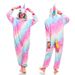 Unicorn Cosplay kost&uuml;&uuml;m, Anime Jumpsuit t&auml;iskasvanutele kapuutsiga pidžaama Kigurumi multifilmide r&otilde;ivad j&otilde;uludeks Halloween 120(Height110-120CM) white