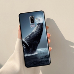Whale Fish Wave mere&uuml;mbris Samsung Galaxy J3 J5 J7 2017 A3 A5 J1 2016 J4 J6 Plus A6 A7 A8 A9 J8 2018 Coque jaoks J6 Plus - J6 Prime