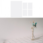 5 Pieces Water Soluble Embroidery Stabilizer Stabilizers to Print Blank Wash Away