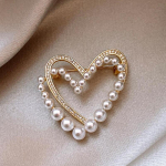 Heart Pearl Classic Pross Pins Riietus Kleit T-s&auml;rk S&uuml;da sall Prossid