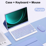 Samsung Galaxy Tab S9 FE 10,9-tolline eemaldatav Bluetooth-klaviatuuri&uuml;mbris Samsung Tab S9 FE 10,9-tollise SM-X510/X516B jaoks German keyboard