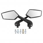 Paar mootorratta tahavaatepeegel must HD p&ouml;&ouml;ratav keermega 8mm 10mm roller ATV jaoks