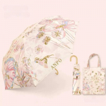 Kolme kokkupandav vihmavari Sunny Rain Kahe otstarbega kokkupandav vihmavari Vintage p&auml;ikesekaitse UV-vastane kumer k&auml;epide Kuldkonksuga vihmavarjud