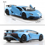 5-tolline metallist autosimulatsioon suruvalatud ja m&auml;ngus&otilde;iduk Lamborghini Aventador LP750-4 SV kupee RMZ city 1:36 sulamist mudelikingitused lastele