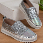 Disainjalatsid Naiste lamedad litritega tossud vabaaja naiste v&otilde;rgust pitsitud peened teemantlitritega platvormkingad Zapatos De Mujer 35