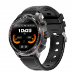 Rainbuvvy LC19 K&otilde;rvaklapiga Nutikell 1,53-tolline IPS TWS 2-&uuml;hes Bluetooth-k&otilde;ne Nutikell BT5.0 IP67 Veekindel 400mAh Suur Aku Mitmespordirežiim Spordikell must