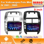 IPS Android Autoraadio Volkswagen Polo 4 2001 - 2009 jaoks Multimeedia Video M&auml;ngija Navigatsioon GPS 4G Carplay Autoradio 4 core 1GB+32GB carplay