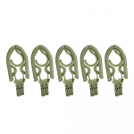 5 tk reisi kaasaskantav kokkupandav riidepuu Ruumis&auml;&auml;stlikud reisiriidad klambritega Multifunktsionaalne riiete kuivatusrest hoiustamisvahend sinine