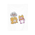 Rocky Lankybox Lanky Box Tekid Pehme Soe Flanell Viske Tekk Kate Voodile Elutuppa Piknikule Reisimiseks Kodu Diivan 30x40in