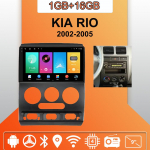 Autoraadio Android Auto Carplay jaoks KIA RIO 2002-2005 Multimeediumipleieri peakomplekt Stereo GPS-navigatsioon BT WIFI 1+16GB 1+16GB